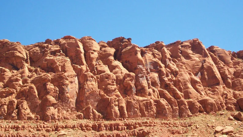 Red rock landscape near St. George, Utah